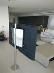 עמוד נירוסטה למסך TV דגם ST-1000 עם אחריות לכל החיים 7